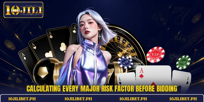 Calculating every major risk factor before bidding