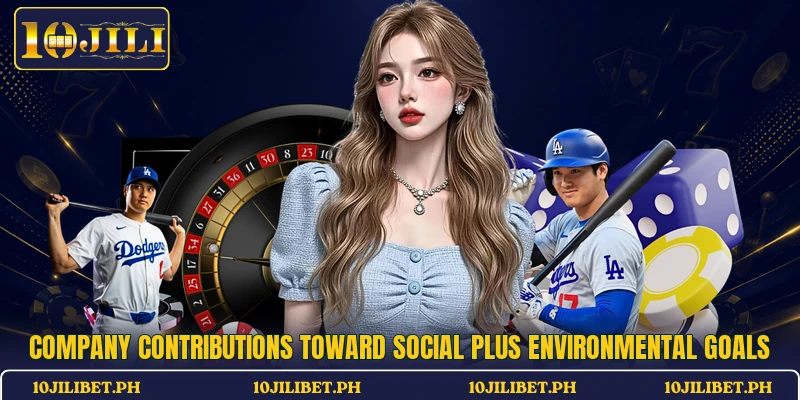 Company contributions toward social plus environmental goals