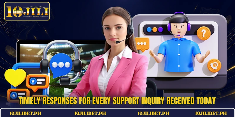 Timely responses for every support inquiry received today