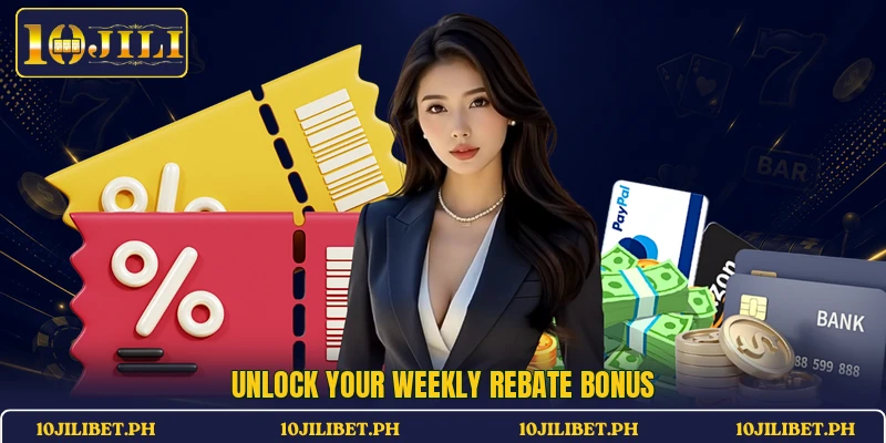 Unlock your weekly rebate bonus